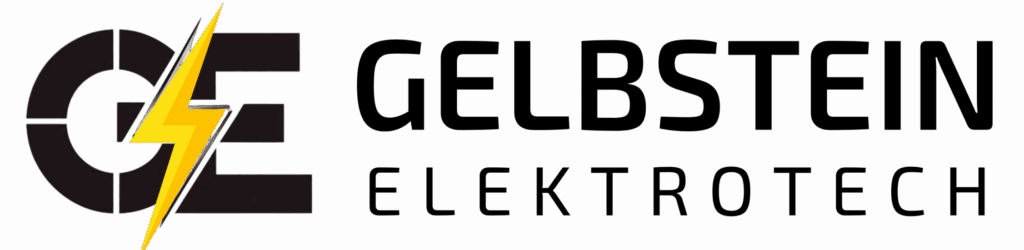 Originales Logo der Gelbstein ElektroTech GmbH